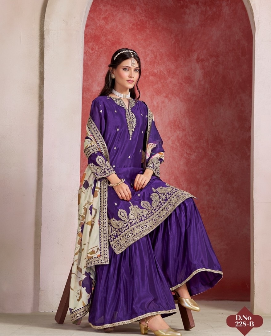 228-purple - Royal Midnight Dream suit in Majestic Purple”